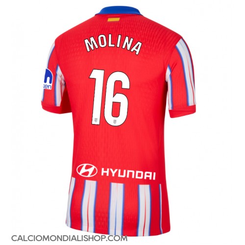 Maglie da calcio Atletico Madrid Nahuel Molina #16 Prima Maglia 2024-25 Manica Corta